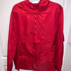 Red windbreaker XL